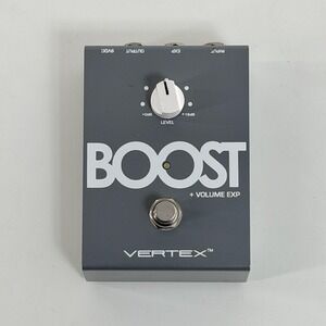 Vertex Boost + Volume EXP Analog Electric Guitar Effects Pedal VB2165 Gray
